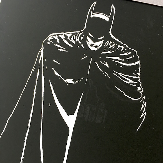 Batman Scratch Art